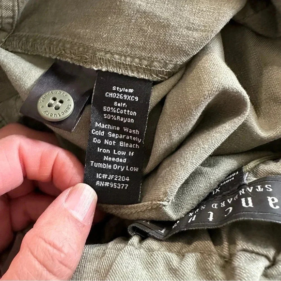 Sanctuary women's size XL military green shorts, nwt - Picture 4 of 5